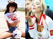 Người mẫu - Hoa hậu - Thời trang của dàn fan nữ Nga ở World Cup 2018
