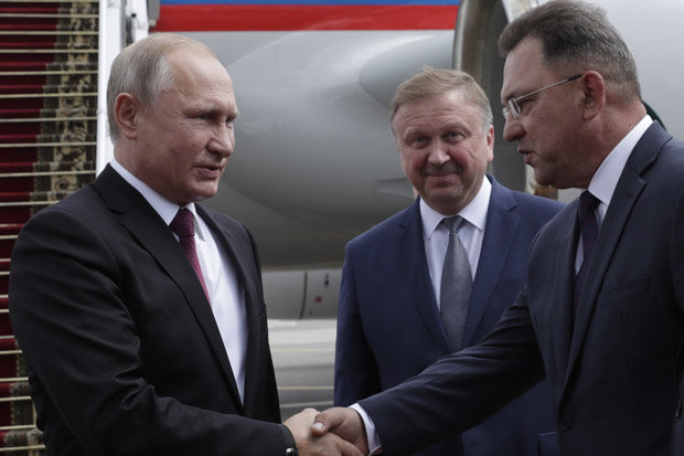 Phản ứng của Putin khi đội tuyển Nga đánh bại Ai Cập ở World Cup - 2