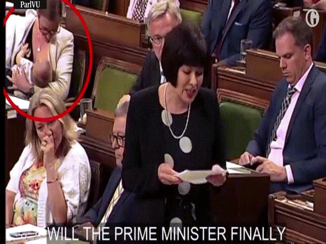 Thế giới - Video nữ bộ trưởng Canada cho con bú giữa phòng họp "gây sốt"
