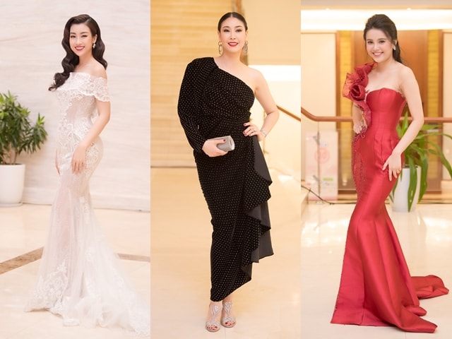 Dàn hoa á hậu lộng lẫy quá đỗi tại chung khảo Hoa hậu Việt Nam 2018
