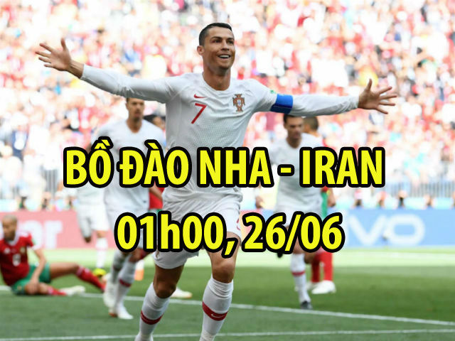 Bóng đá - World Cup, Bồ Đào Nha – Iran: Vua Ronaldo bay cao, ngăn Iran gây sốc