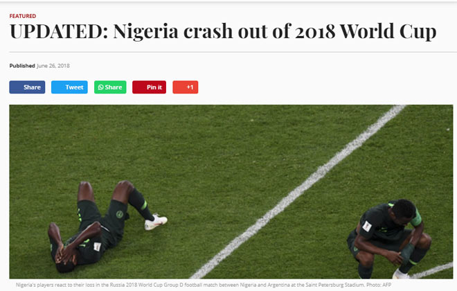 Argentina nghi án trọng tài: Báo Nigeria đòi 3 penalty, chê đội nhà dứt điểm kém - 2