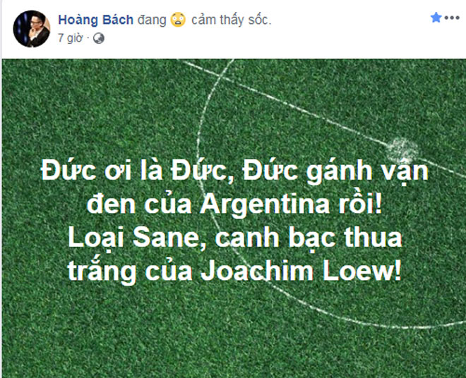 Dàn sao Việt sốc nặng khóc thương cho &#34;xe tăng&#34; Đức - 2