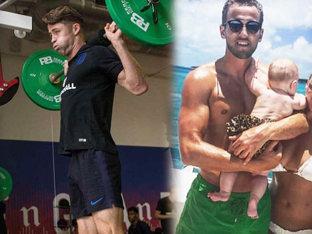 Bí quyết làm đẹp - Harry Kane và tuyển Anh tập tạ 20kg để... thư giãn ở World Cup