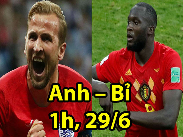 Bóng đá - World Cup, Anh – Bỉ: So tài cao thấp, Kane – Lukaku săn bàn