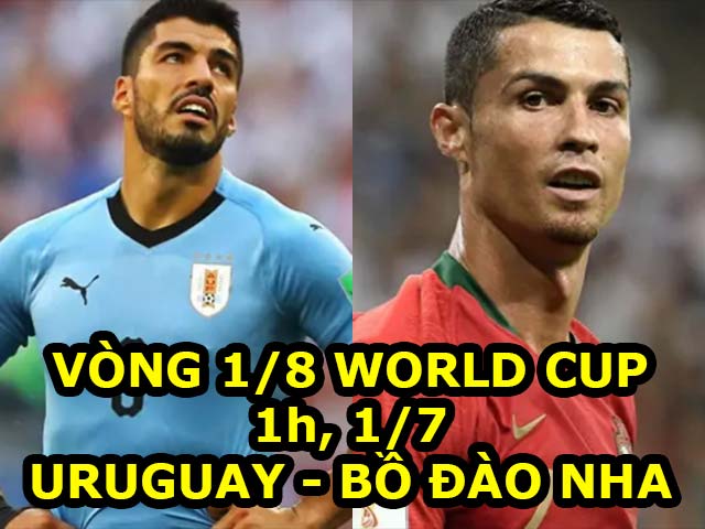 World Cup, Uruguay – Bồ Đào Nha: "Đồ tể" Suarez chờ "xử" Ronaldo