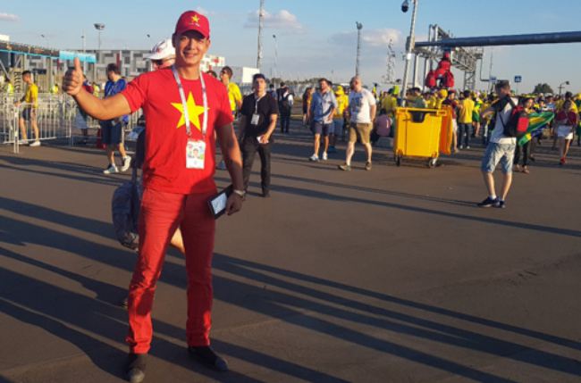 Bình Minh gác công việc sang Nga cổ vũ cho tuyển Brazil - 2