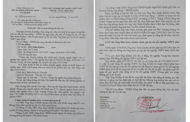 Phó Chánh thanh tra 54 tuổi thi tốt nghiệp THPT: Sở LĐTBXH nói gì? - 1