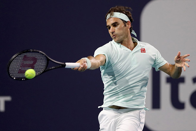 Federer - Isner: 24 phút choáng váng, vỡ tan mộng vàng (Chung kết Miami Open) - 1