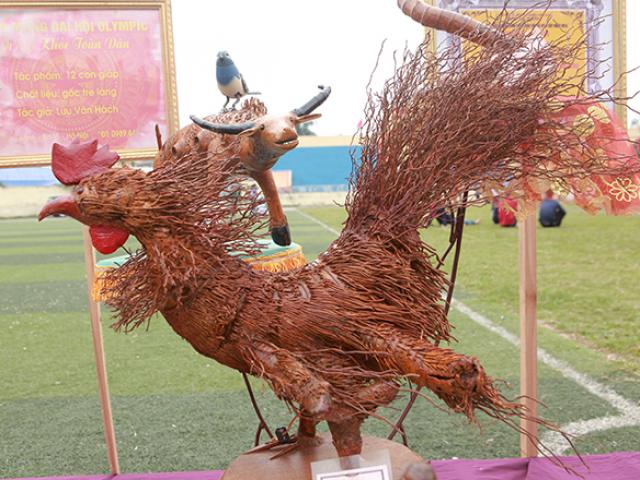 Thị trường - Tiêu dùng - Chiêm ngưỡng 12 con giáp làm từ rễ tre độc nhất vô nhị ở Việt Nam