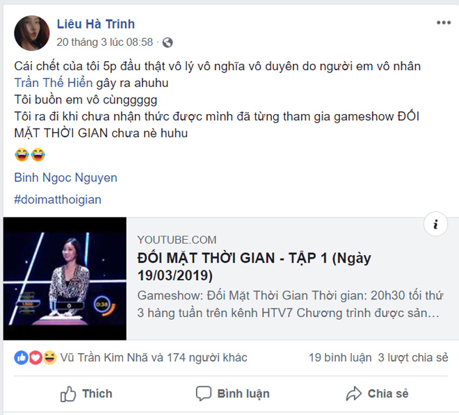 Sau “Đối mặt thời gian”, Liêu Hà Trinh đăng status tỏ thái độ - 4