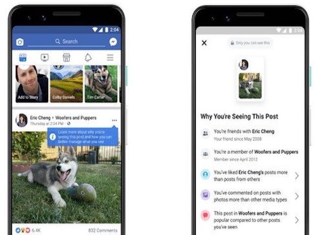 Từ nay bạn có thể biết vì sao bài viết ”lạ” xuất hiện trên Facebook của mình