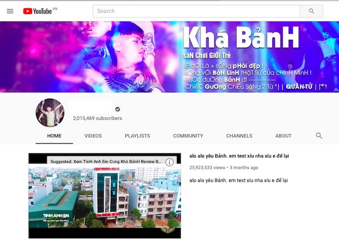 Kênh YouTube &#34;Khá Bảnh&#34; kiếm hơn 450 triệu/tháng đã bị tắt kiếm tiền? - 1