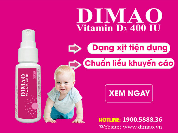 Dimao Vitamin D3 Dạng Xịt Vượt Trội Toàn Diện đến Từ Châu âu