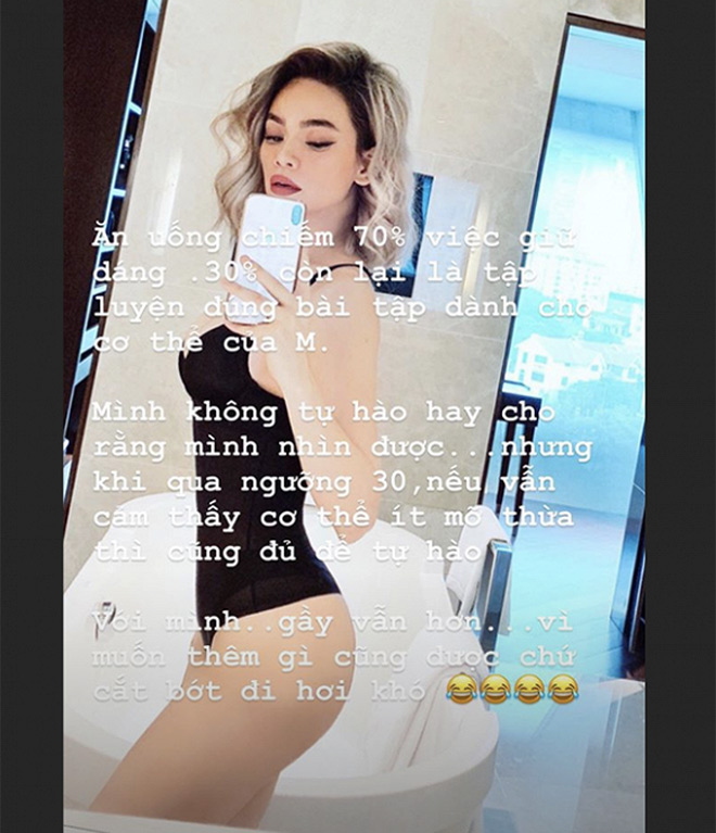 Hà Hồ lăng xê áo liền quần, tiết lộ lý do vóc dáng ngày càng quyến rũ - 3