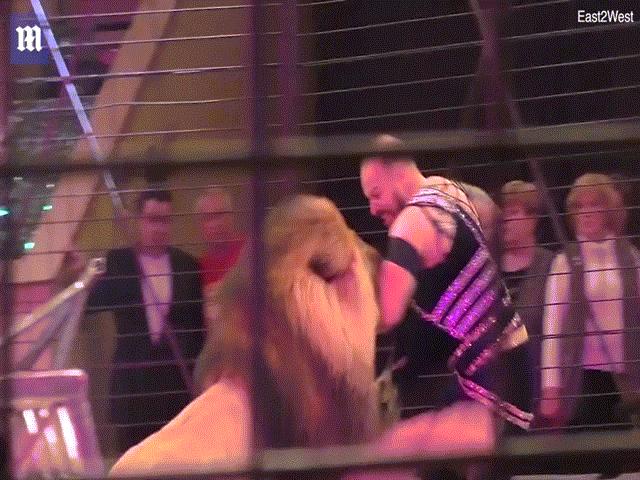 Sư tử tấn công người huấn luyện giữa rạp xiếc Ukraine, khán giả kinh hoàng gào hét