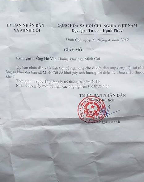 Thực hư việc UBND xã ra lệnh “cưỡng chế” đàn ong ra khỏi địa phương - 2