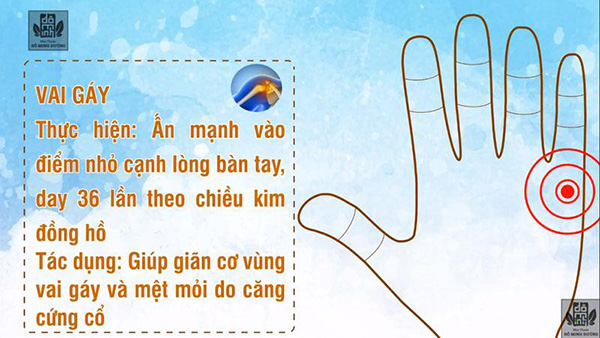 Cách bấm huyệt bàn tay chữa đau họng, viêm xoang, đau nhức xương khớp - 3