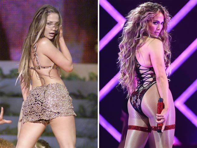 Sau hàng chục năm, body của Jennifer Lopez vẫn như xưa.