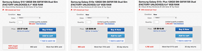 Galaxy S10e, S10 và S10+ có giá thấp nhất là 13,92 triệu đồng - 2