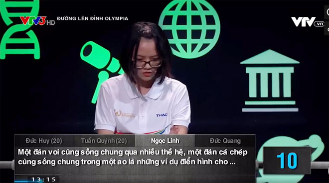 “Cô gái xuất sắc của Đường lên đỉnh Olympia” bất ngờ thất bại ở cuộc thi tháng - 2