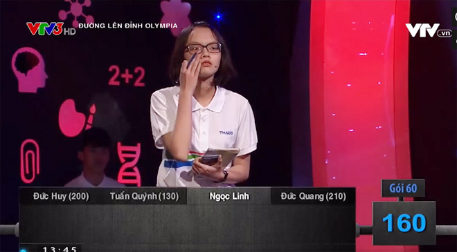 “Cô gái xuất sắc của Đường lên đỉnh Olympia” bất ngờ thất bại ở cuộc thi tháng - 3