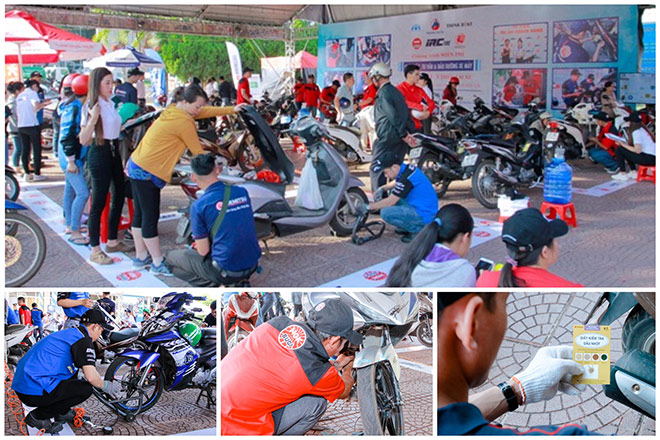 Hơn 5000 người tham dự, 700 chiếc xe máy được chăm sóc miễn phí tại Tp. Buôn Mê Thuột - 1