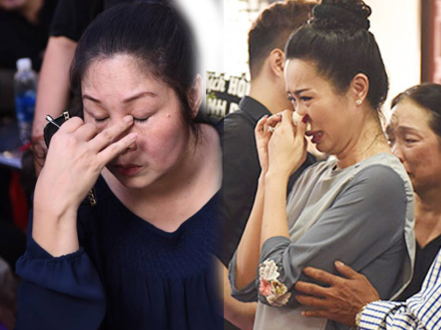 Dàn sao Việt khóc nức nở bên linh cữu của cố nghệ sĩ Anh Vũ