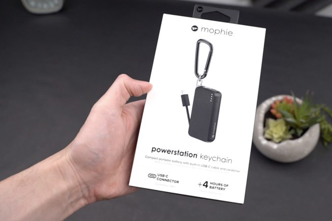 Móc khóa kiêm sạc dự phòng USB Type-C siêu nhỏ gọn - 1