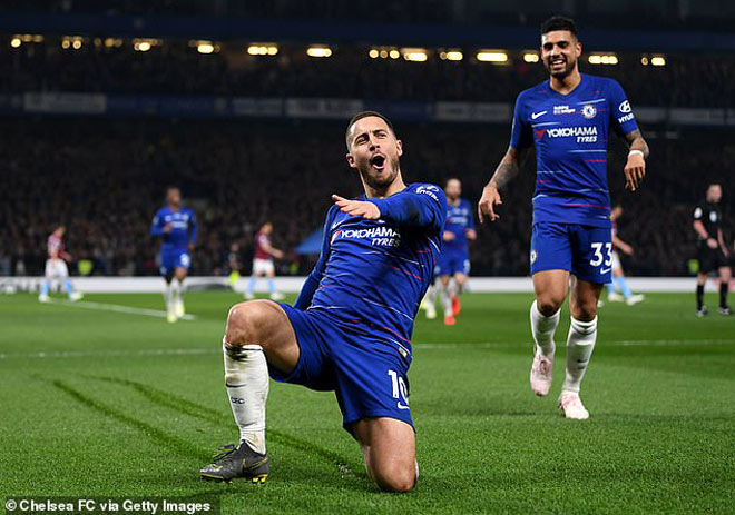Giúp Chelsea công phá top 3 Ngoại hạng Anh, Hazard bất ngờ lật kèo Real - 1