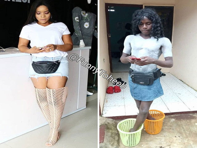 Tranh vui - Thời trang "cây nhà lá vườn" đánh bật cả hàng xịn