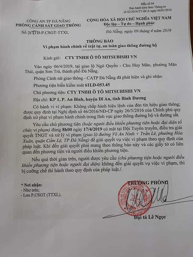 Đà Nẵng mạnh tay xử phạt đoàn xe vượt đèn đỏ của Tập đoàn Trung Nguyên - 3