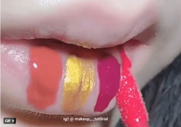 Xu hướng đánh môi 2 màu ngẫu hứng đang hot ở châu Á - 5