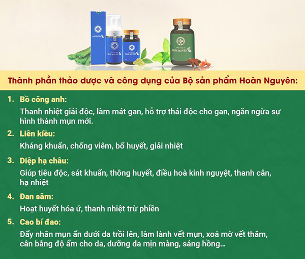 Hỗ trợ trị mụn an toàn bằng giải pháp toàn diện từ thảo mộc thiên nhiên - 2