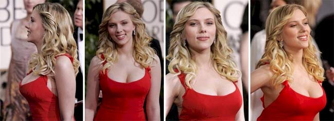 Một trong những bộ cánh kinh điển của Scarlett ở Oscar.