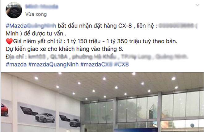 Giá xe Mazda CX8 từ 1,150 - 1,320 tỷ đồng - Các đại lý đã chính thức nhận đặt cọc - 1