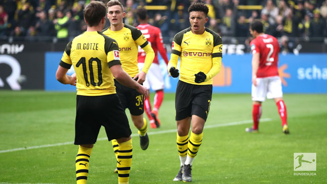 Dortmund - Mainz: "Neymar nước Anh" rực rỡ cú đúp - 1