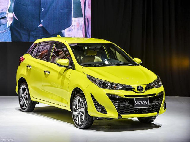 Toyota Yaris 2019 màu xanh chuối, bản nâng cấp nhẹ nhàng về thiết kế