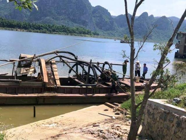 Pháp luật - Hãi hùng phát hiện sọ người bị mắc kẹt vào ống hút cát