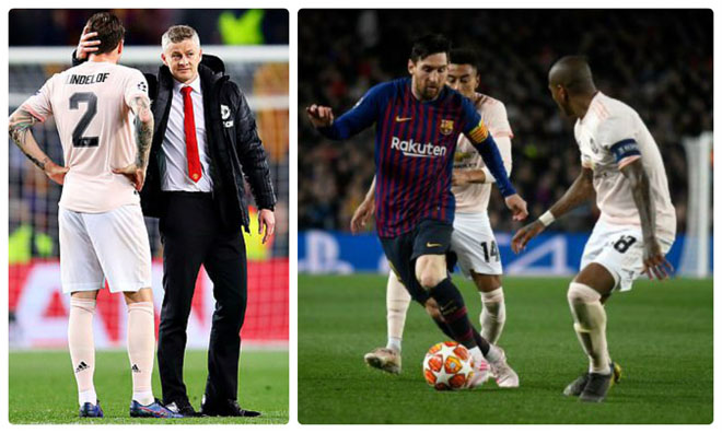MU vỡ mộng cúp C1: Solskjaer nể phục Messi, tự nhận dưới tầm Barcelona - 1