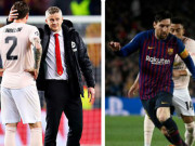 Bóng đá - MU vỡ mộng cúp C1: Solskjaer nể phục Messi, tự nhận dưới tầm Barcelona