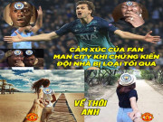 Tranh vui - Man City &quot;nắm tay&quot; MU cùng nhau rời khỏi cúp C1