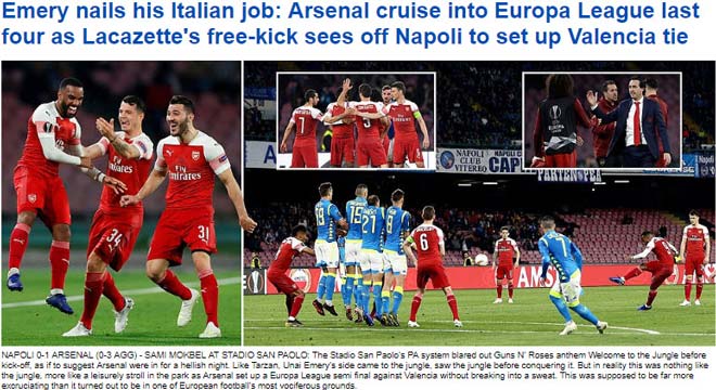Arsenal - Chelsea vào bán kết Europa League: Kẻ được ngợi ca, người bị chê bai - 1