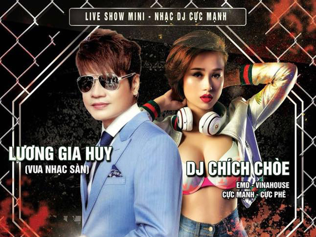 Nổi tiếng với những bản nhạc dance, remix, loạt mash-up sôi động trong nhiều show diễn, cái tên DJ Chích Chòe giành được nhiều sự yêu mến của khán giả mặc dù cô mới chính thức theo nghề từ khoảng 2 năm nay.