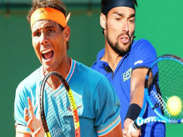 Nadal - Fognini: ”Đại địa chấn” 2 set thăng hoa tuyệt đỉnh