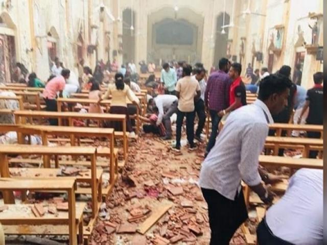 Kinh hoàng đánh bom 6 vụ liên tiếp ở Sri Lanka, gần 600 người thương vong