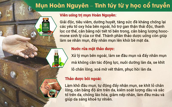 Hỗ trợ điều trị mụn mủ, mụn bọc bằng thảo dược an toàn, không lo biến chứng - 3