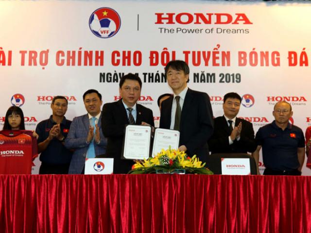 Thầy trò HLV Park Hang Seo có nhà tài trợ lớn chuẩn bị đua tài thế giới