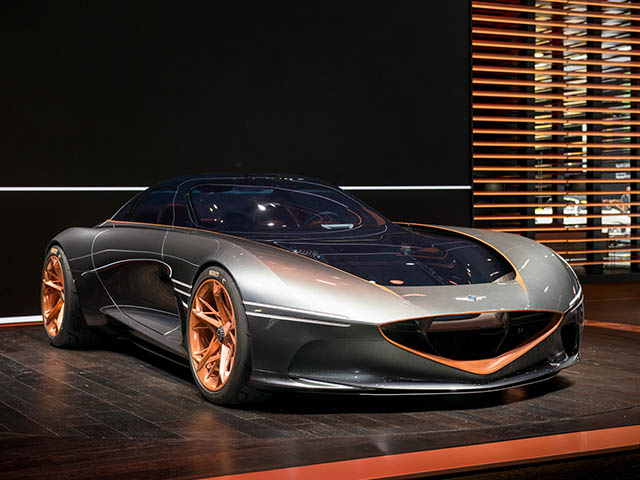 Tin tức ô tô - Genesis Essentia concept cấu hình đa mô tơ điện trên, dự kiến ra mắt 2021