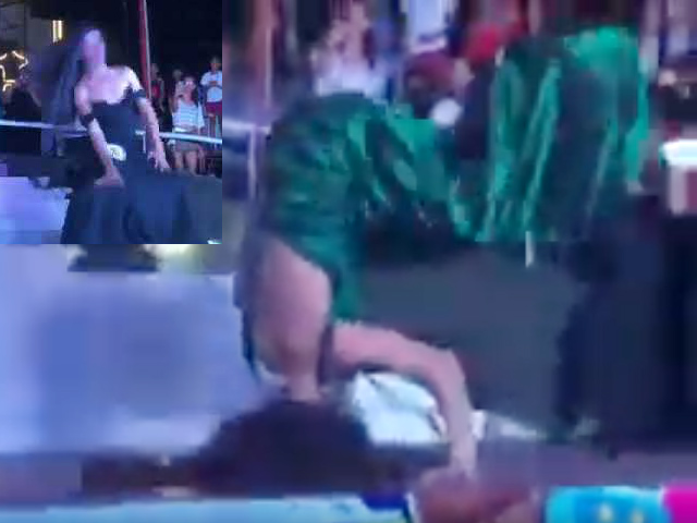 Thời trang - Thí sinh hoa hậu Philippines xoạc, lăn trên sân khấu